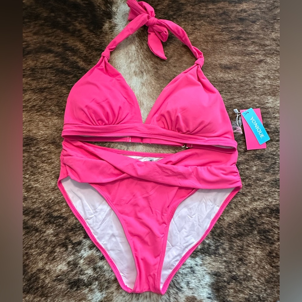 Younique Vibrant Pink Bikini Set